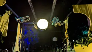 Installazione di Maraviglia di Puglia in Pineta Comunale - Festival Internazionale Bande Valle'Itria